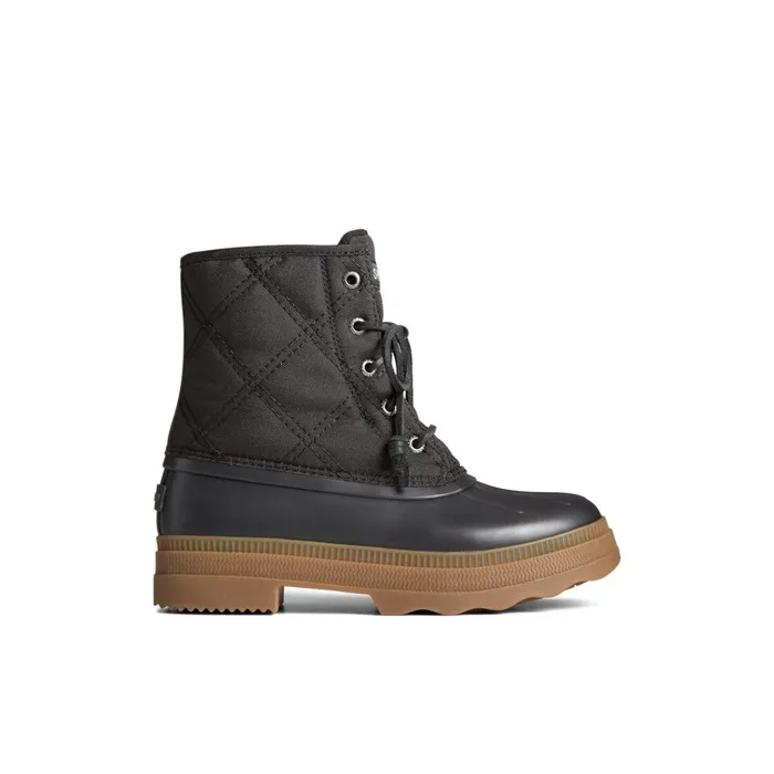 Sperry Boots Saltwater 20 Textile Duck Boot Black 8211 Women