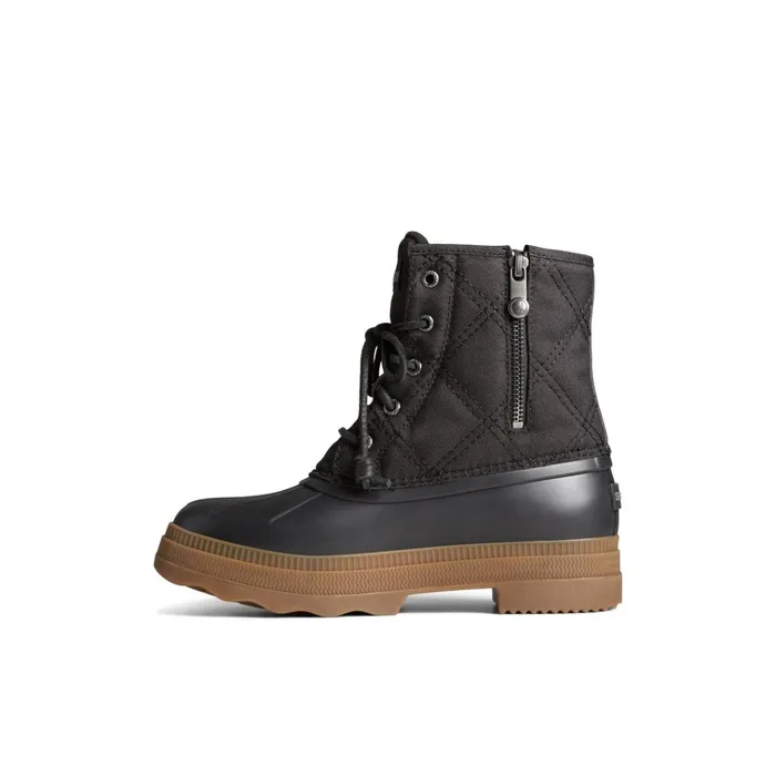 Sperry Boots Saltwater 20 Textile Duck Boot Black 8211 Women