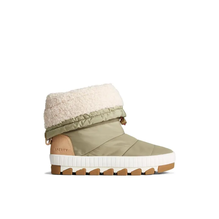 Sperry Boots Seacycled Torrent Fold Down Boot Medium Green 8211 Women