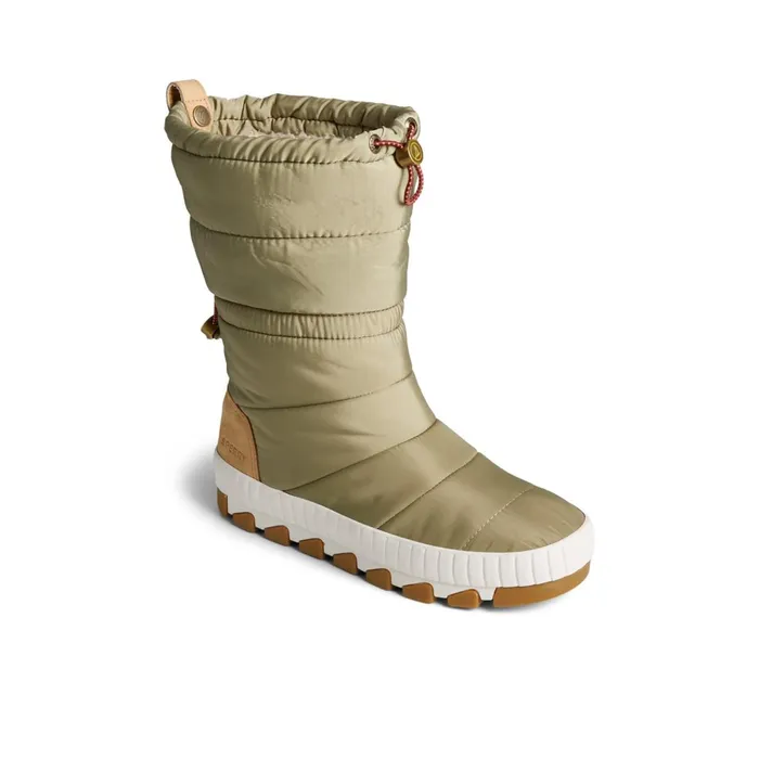 Sperry Boots Seacycled Torrent Fold Down Boot Medium Green 8211 Women