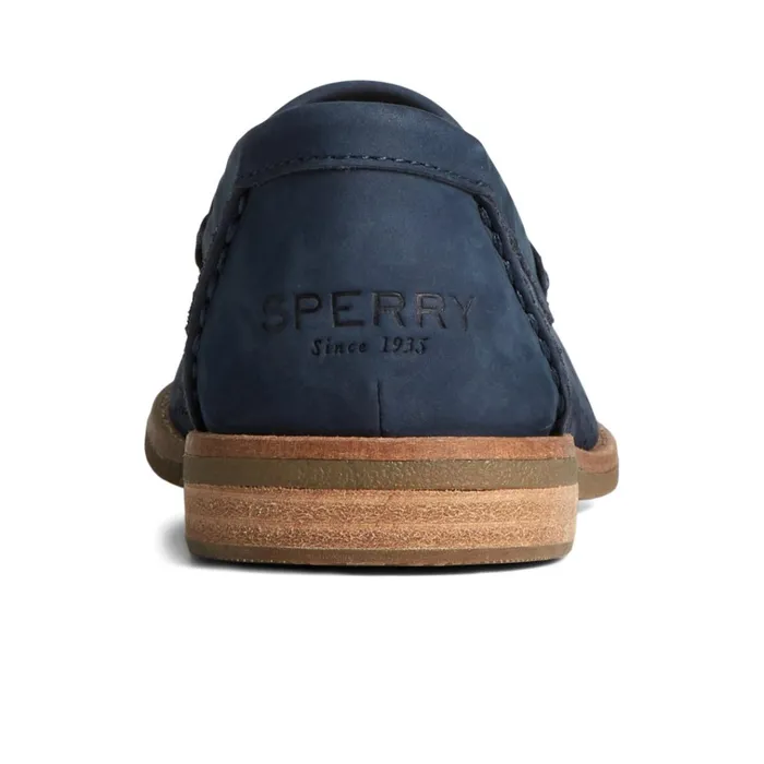 Sperry Oxfords and Loafers Seaport Perforated Penny Loafer Navy 8211 Women