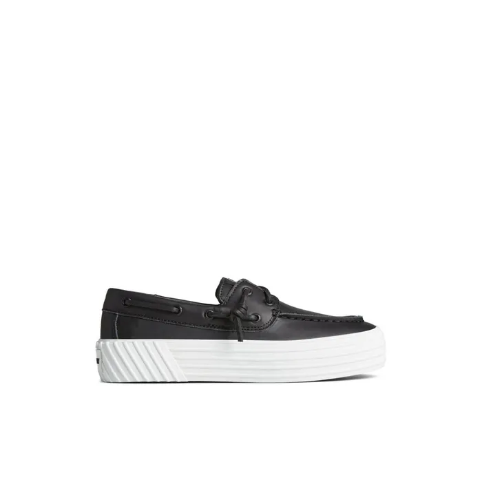 Sperry Sneakers Bahama 20 Leather Platform Sneaker Black 8211 Women