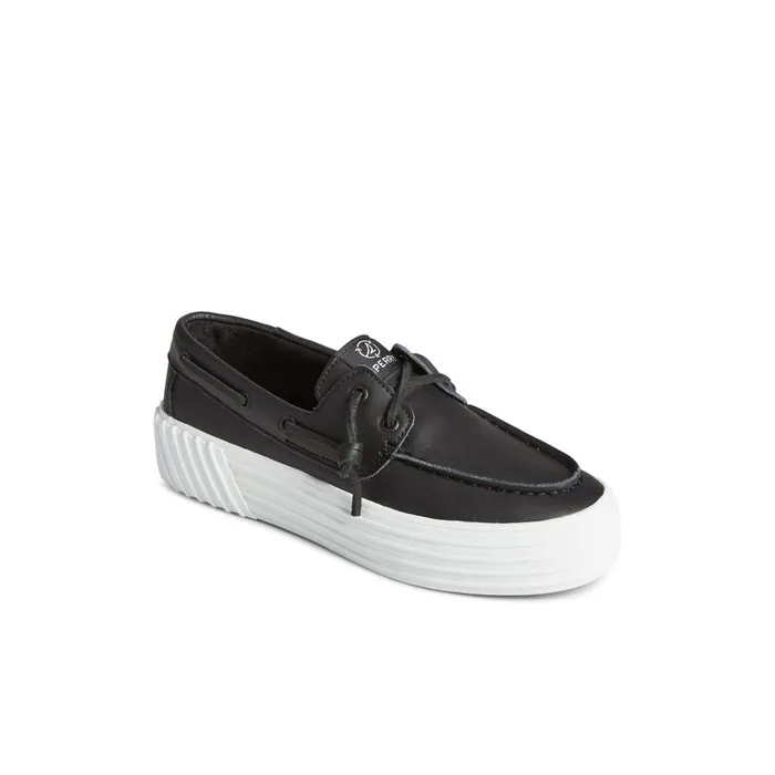 Sperry Sneakers Bahama 20 Leather Platform Sneaker Black 8211 Women