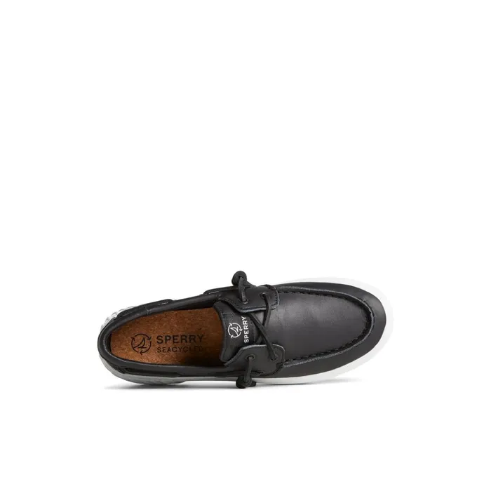 Sperry Sneakers Bahama 20 Leather Platform Sneaker Black 8211 Women