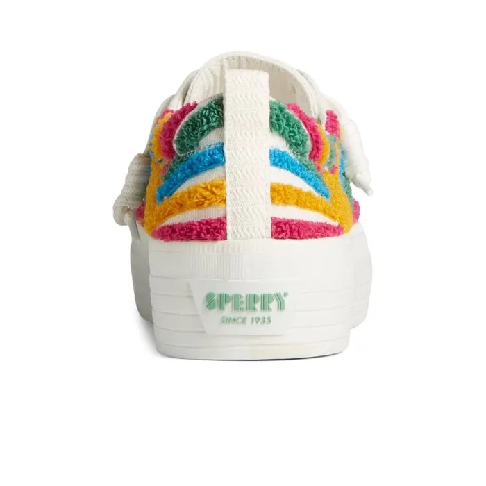 Sperry Sneakers Crest Vibe Sun Platform Sneaker White Textile Woven 8211 Women