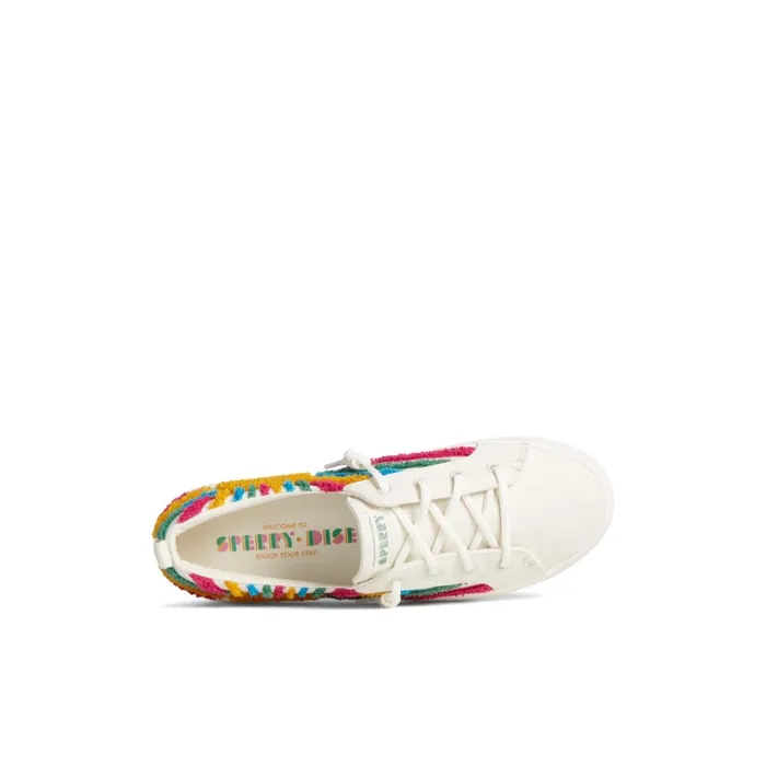 Sperry Sneakers Crest Vibe Sun Platform Sneaker White Textile Woven 8211 Women