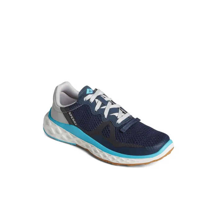 Sperry Sneakers SeaCycled Headsail Sneaker Navy Textile Mixed Material 8211 Women