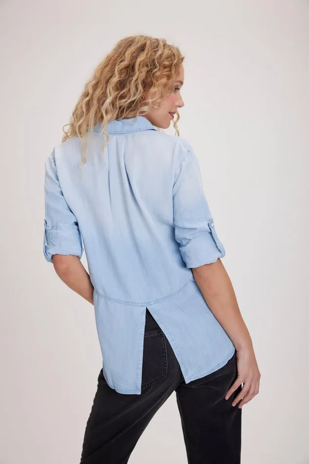 Split Back Button Down 8211 Sunbleach Wash Women Bella Dahl Button Down Split Back Button Down 8211 Sunbleach Wash Women Bella Dahl Button Down