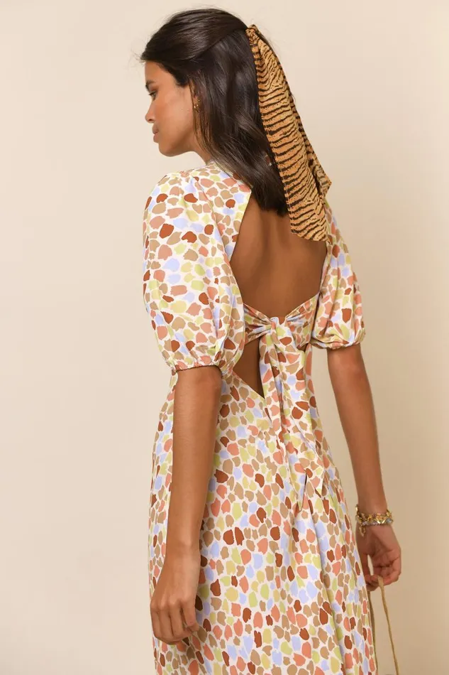 Steph Stone Multi Tulip Women RIXO Dresses Steph Stone Multi Tulip Women RIXO Dresses