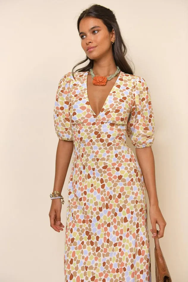 Steph Stone Multi Tulip Women RIXO Dresses Steph Stone Multi Tulip Women RIXO Dresses
