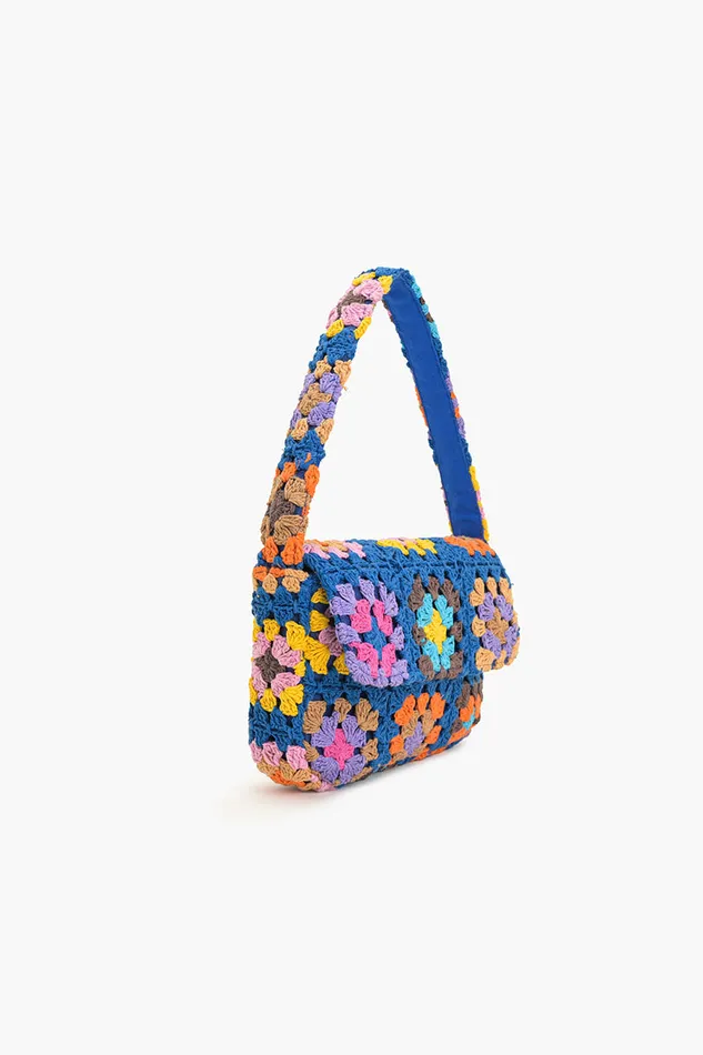 Stitch Please Blue Shoulder Bag Stitch Please Blue Shoulder Bag