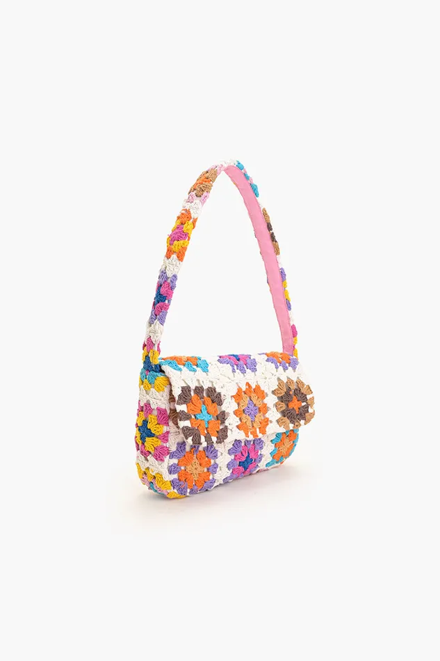 Stitch Please White Shoulder Bag Stitch Please White Shoulder Bag