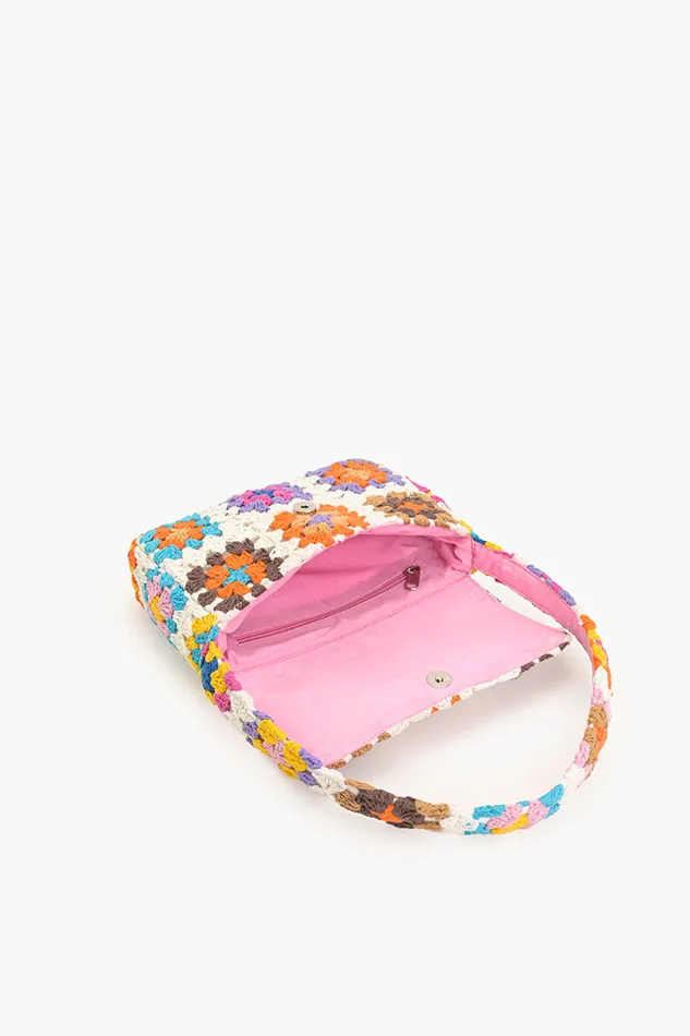 Stitch Please White Shoulder Bag Stitch Please White Shoulder Bag