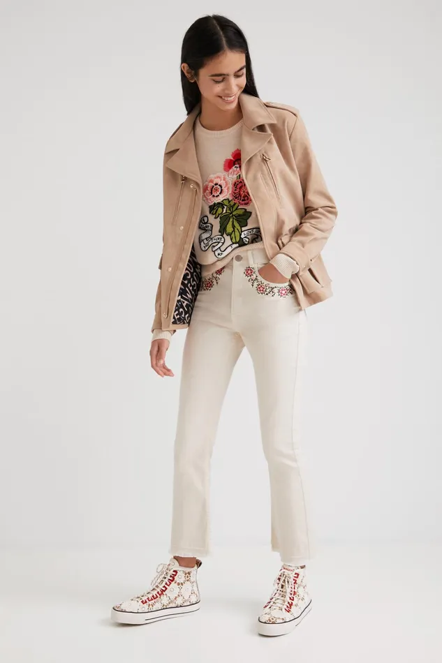 Straightcut Jacket With Pockets Women Desigual Jackets