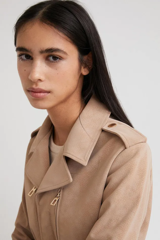 Straightcut Jacket With Pockets Women Desigual Jackets