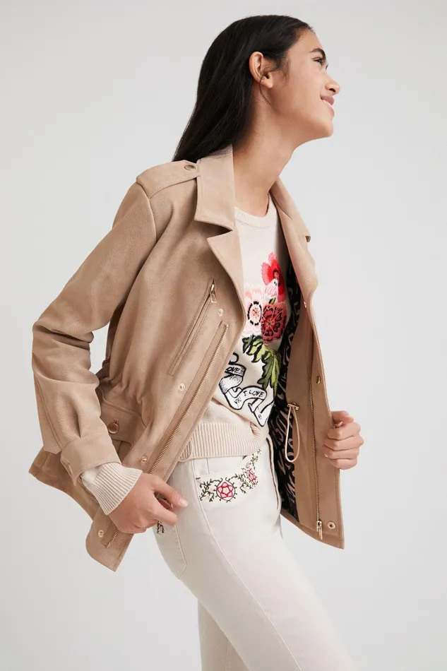 Straightcut Jacket With Pockets Women Desigual Jackets
