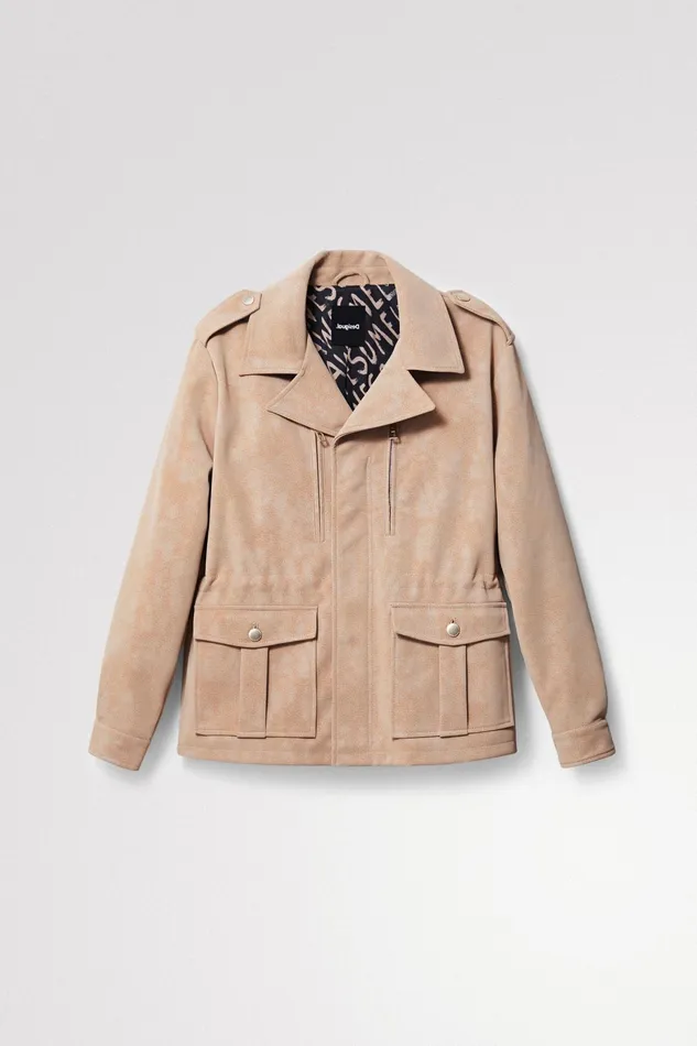 Straightcut Jacket With Pockets Women Desigual Jackets