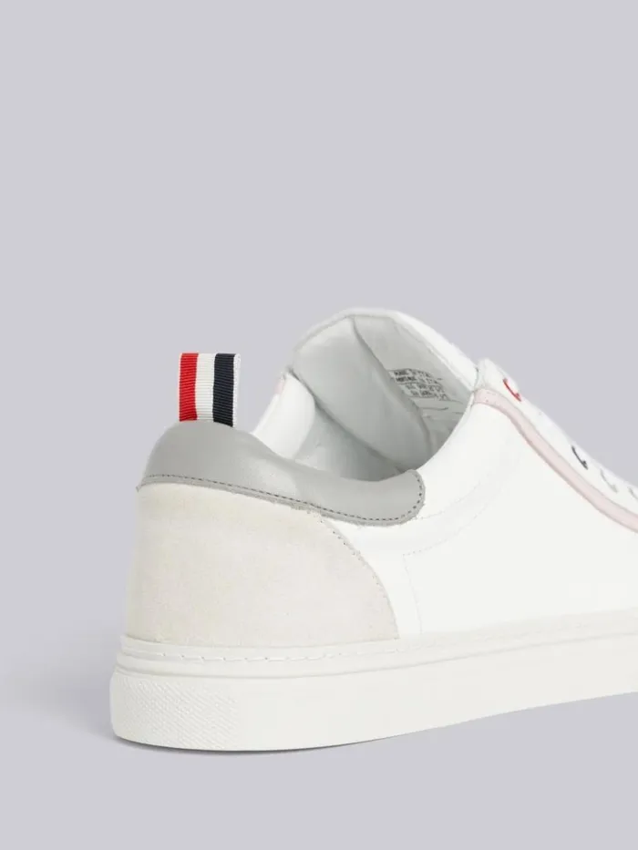 Striped Laceup Sneakers White Men Thom Browne Sneakers Striped Laceup Sneakers White Men Thom Browne Sneakers