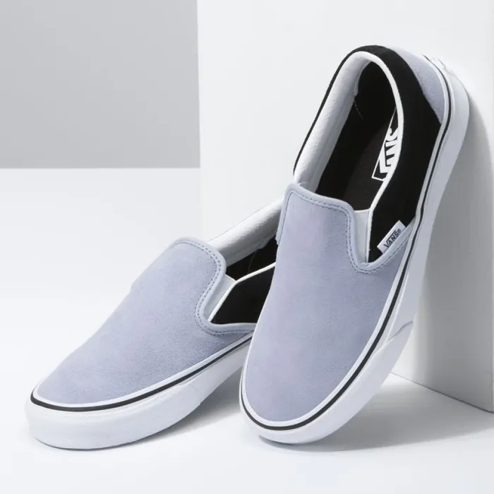 Suede SlipOn Zen BlueBlack Classics Shoes Vans MenWomen Suede SlipOn Zen BlueBlack Classics Shoes Vans MenWomen