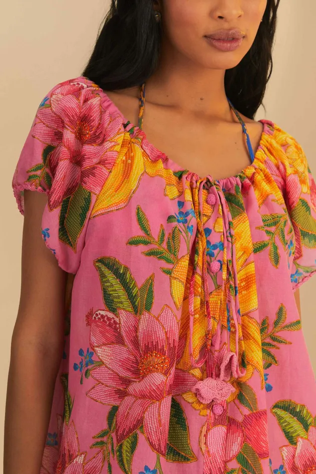 Summer Fruit Mini Dress Women FARM Rio Mini Dresses