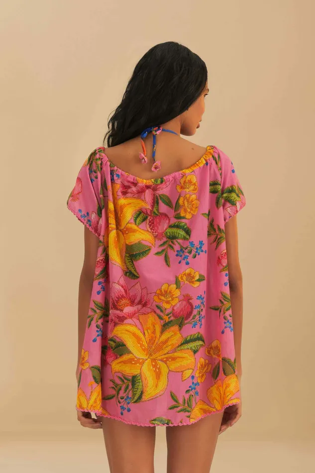 Summer Fruit Mini Dress Women FARM Rio Mini Dresses