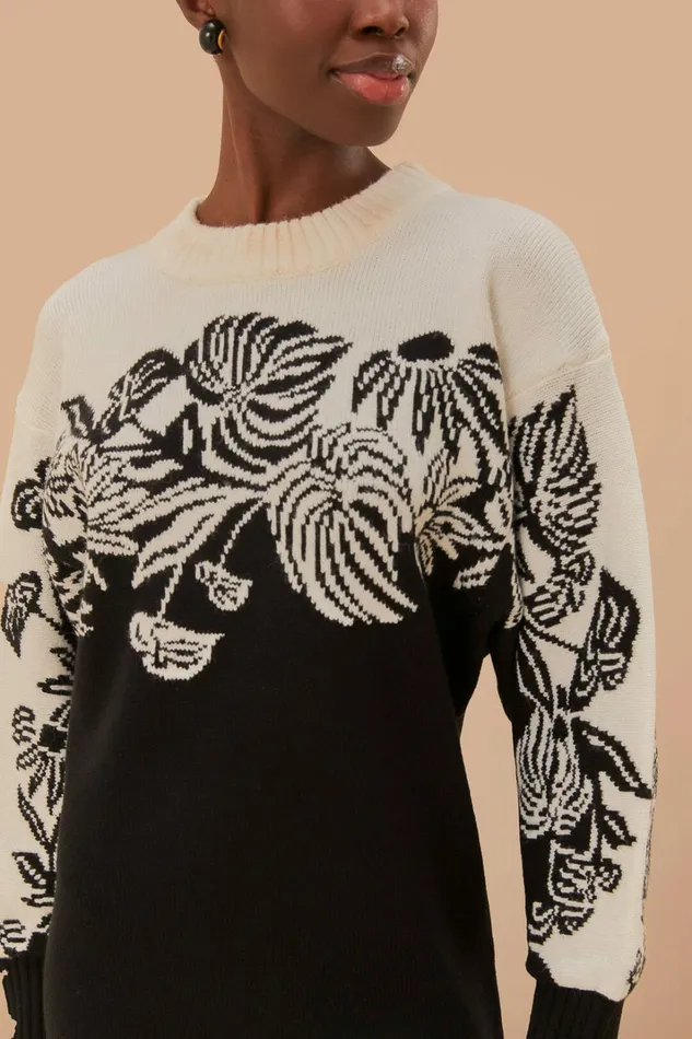 Surreal Garden Knit Sweaterdress Women FARM Rio Sweaters and Sweatshirts Surreal Garden Knit Sweaterdress Women FARM Rio Sweaters and Sweatshirts