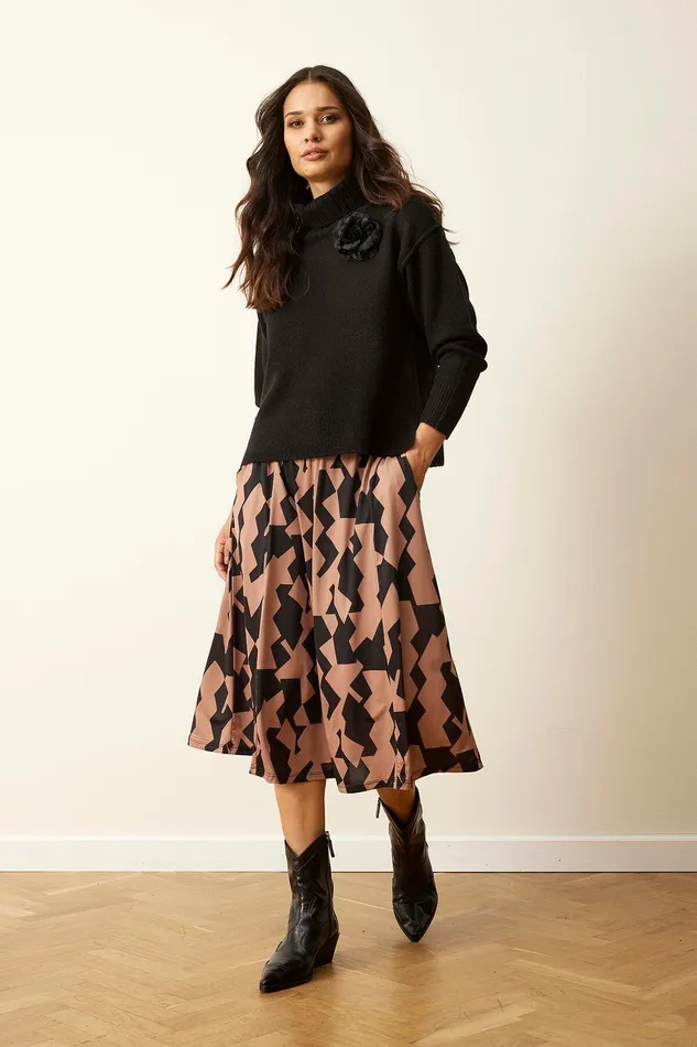 SUSSI SKIRT 16011 815 Cafe Latte 815 Women IN FRONT SKIRTS
