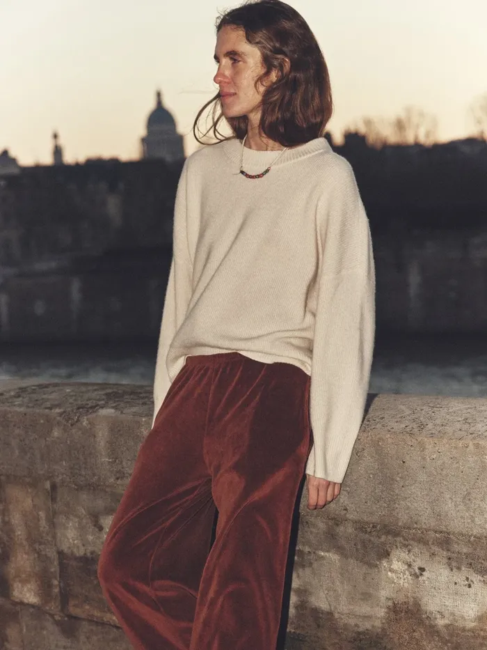 Sweaters and Jackets XRENA Women Milk Alfie Sweater Sweaters and Jackets XRENA Women Milk Alfie Sweater