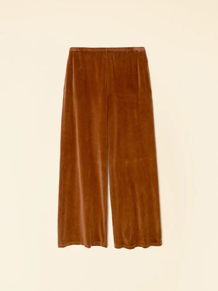 Sweats and Tees Brown Sugar Mavis Velour Sweatpant 8211 XRENA Women Sweats and Tees Brown Sugar Mavis Velour Sweatpant 8211 XRENA Women
