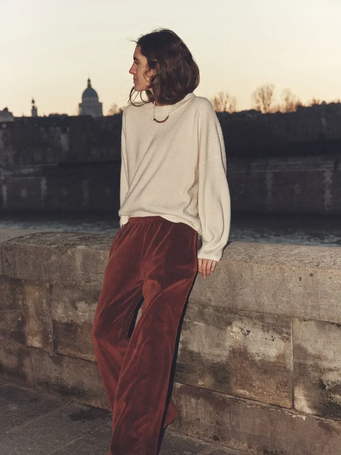 Sweats and Tees Brown Sugar Mavis Velour Sweatpant 8211 XRENA Women Sweats and Tees Brown Sugar Mavis Velour Sweatpant 8211 XRENA Women