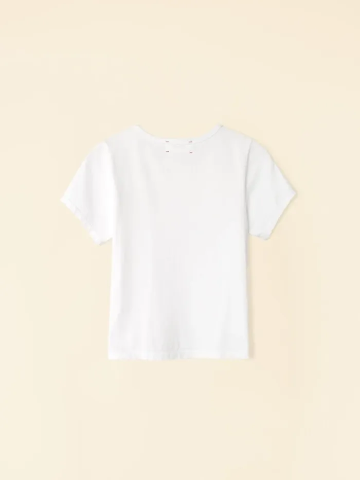 Sweats and Tees Women White Pixie Tee XRENA Sweats and Tees Women White Pixie Tee XRENA