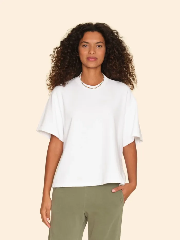 Sweats and Tees Women XRENA White Andye Sweatshirt