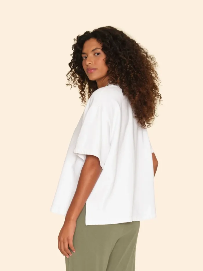Sweats and Tees Women XRENA White Andye Sweatshirt Sweats and Tees Women XRENA White Andye Sweatshirt