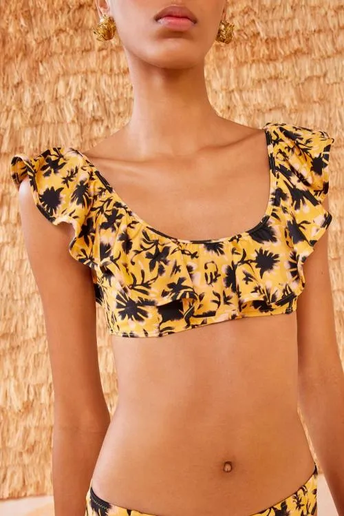 Swimwear Women Ulla Johnson Azores Bikini Top Zinnia Swimwear Women Ulla Johnson Azores Bikini Top Zinnia