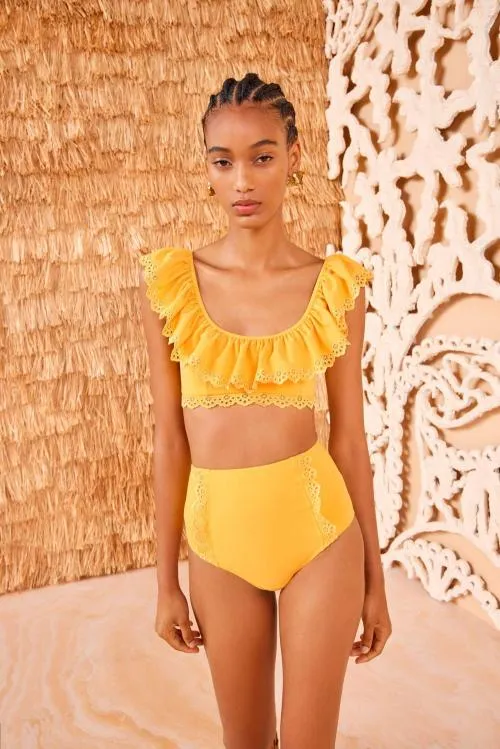 Swimwear Women Ulla Johnson Lunaire Bikini Bottom Canary