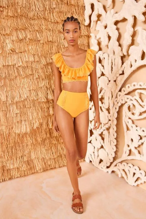 Swimwear Women Ulla Johnson Selena Bikini Top Canary