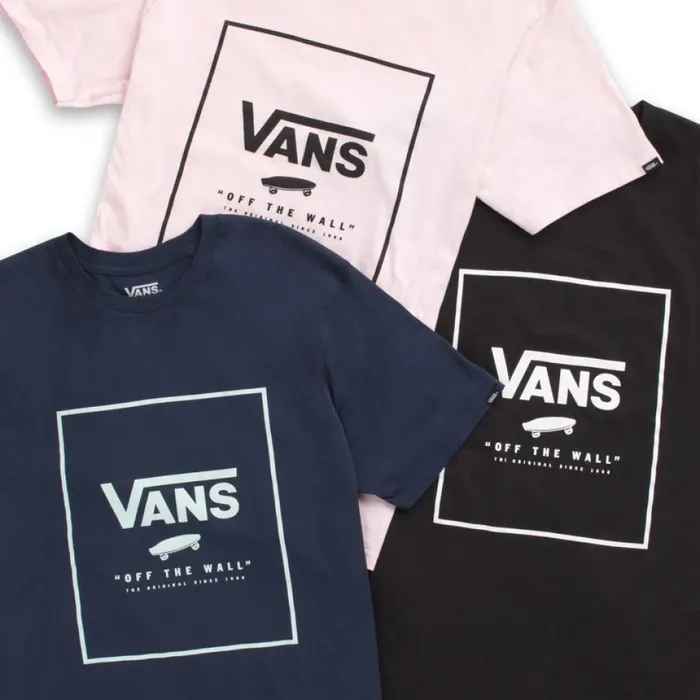 TShirts and Tanks Men Print Box TShirt BlackWhite Vans TShirts and Tanks Men Print Box TShirt BlackWhite Vans