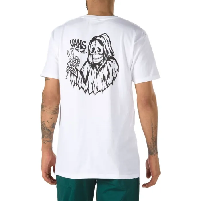 TShirts and Tanks Men Vans Peace Reaper TShirt White
