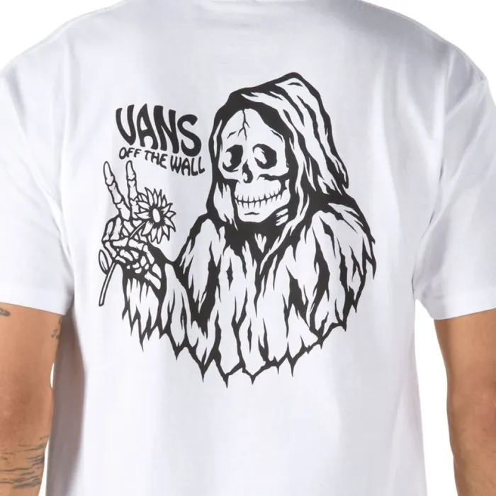 TShirts and Tanks Men Vans Peace Reaper TShirt White TShirts and Tanks Men Vans Peace Reaper TShirt White