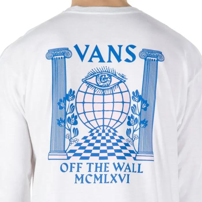 TShirts and Tanks Pillars Long Sleeve TShirt White 8211 Vans Men TShirts and Tanks Pillars Long Sleeve TShirt White 8211 Vans Men