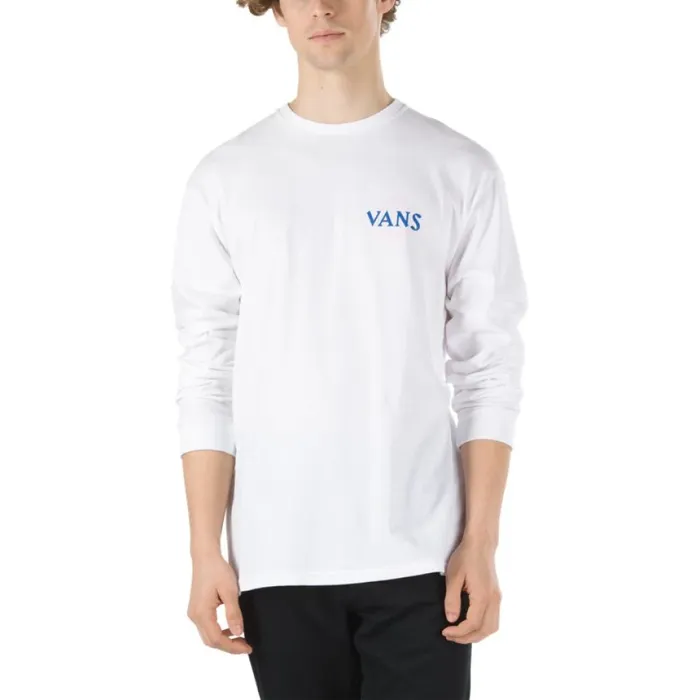 TShirts and Tanks Pillars Long Sleeve TShirt White 8211 Vans Men TShirts and Tanks Pillars Long Sleeve TShirt White 8211 Vans Men