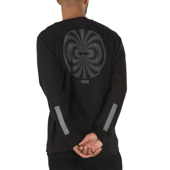 TShirts and Tanks Pro Skate Reflective Long Sleeve TShirt Black Vans Men TShirts and Tanks Pro Skate Reflective Long Sleeve TShirt Black Vans Men