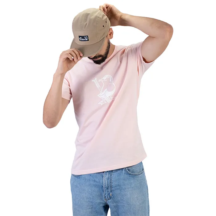 Tshirts Eider Mens Vintage Duck Cotton Tee Pink Pink Tshirts Eider Mens Vintage Duck Cotton Tee Pink Pink