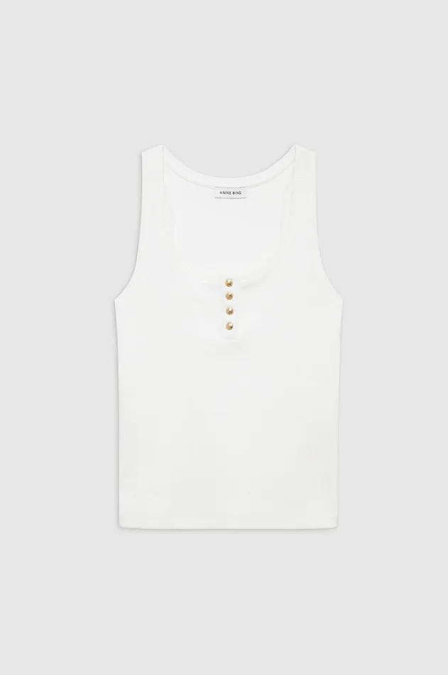 TShirts Sweatshirts Women ANINE BING Alessia Tank 8211 Ivory