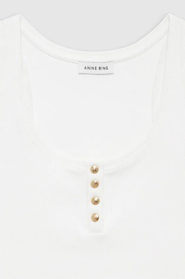TShirts Sweatshirts Women ANINE BING Alessia Tank 8211 Ivory