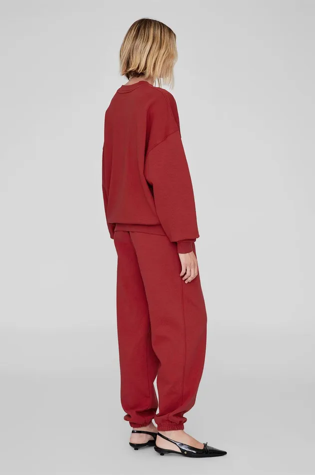 TShirts Sweatshirts Women ANINE BING Miles Sweatshirt 8211 Washed Red