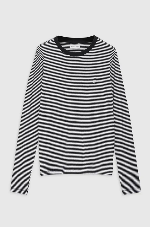 TShirts Sweatshirts Women ANINE BING Rylan Tee In Black And White Stripe ANINE BING