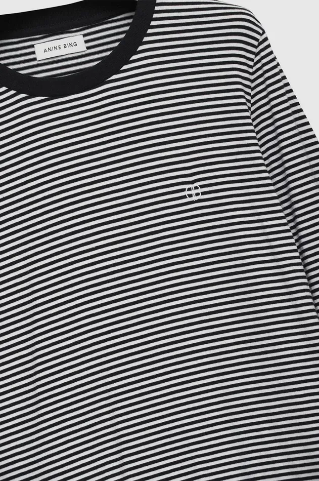 TShirts Sweatshirts Women ANINE BING Rylan Tee In Black And White Stripe ANINE BING