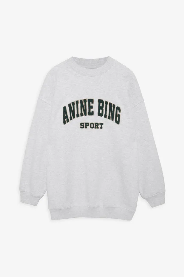 TShirts Sweatshirts Women ANINE BING Tyler Sweatshirt In Heather Grey ANINE BING