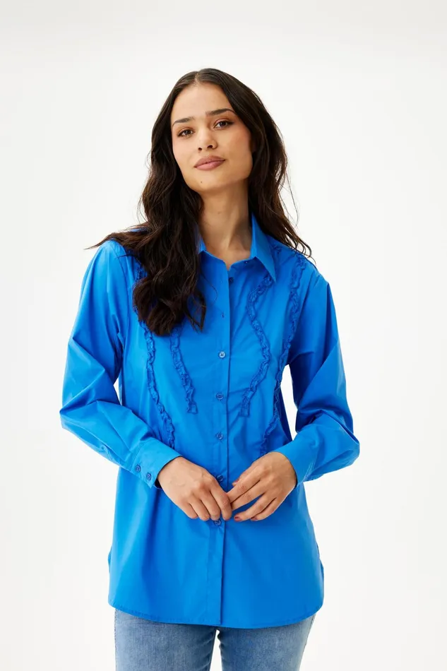 TARA SHIRT 16415 502 Royal Blue 502 Women IN FRONT SALE